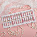 Press-On Nail Set Artistic Patterns Peel-And-Stick