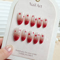 Press-On Nail Set Autumn Leaf Ombre Long-Lasting
