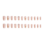 Press-On Nail Set Bejeweled Crystal No Glue
