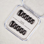 Press-On Nail Set Black Easy Application & Long-Lasting Wear