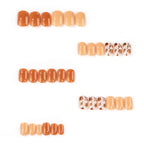 Press-On Nail Set Botanical Floral Glossy Reusable