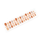Press-On Nail Set Botanical Leaf Peel & Stick