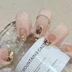 Press-On Nail Set Botanical Prints Peel-And-Stick & Reusable