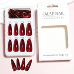 Press-On Nail Set Bow & Heart Designs Easy Apply