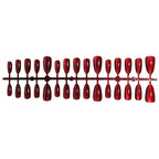 Press-On Nail Set Bow & Heart Designs Easy Apply