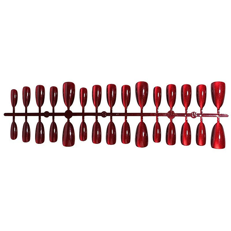 Press-On Nail Set Bow & Heart Designs Easy Apply