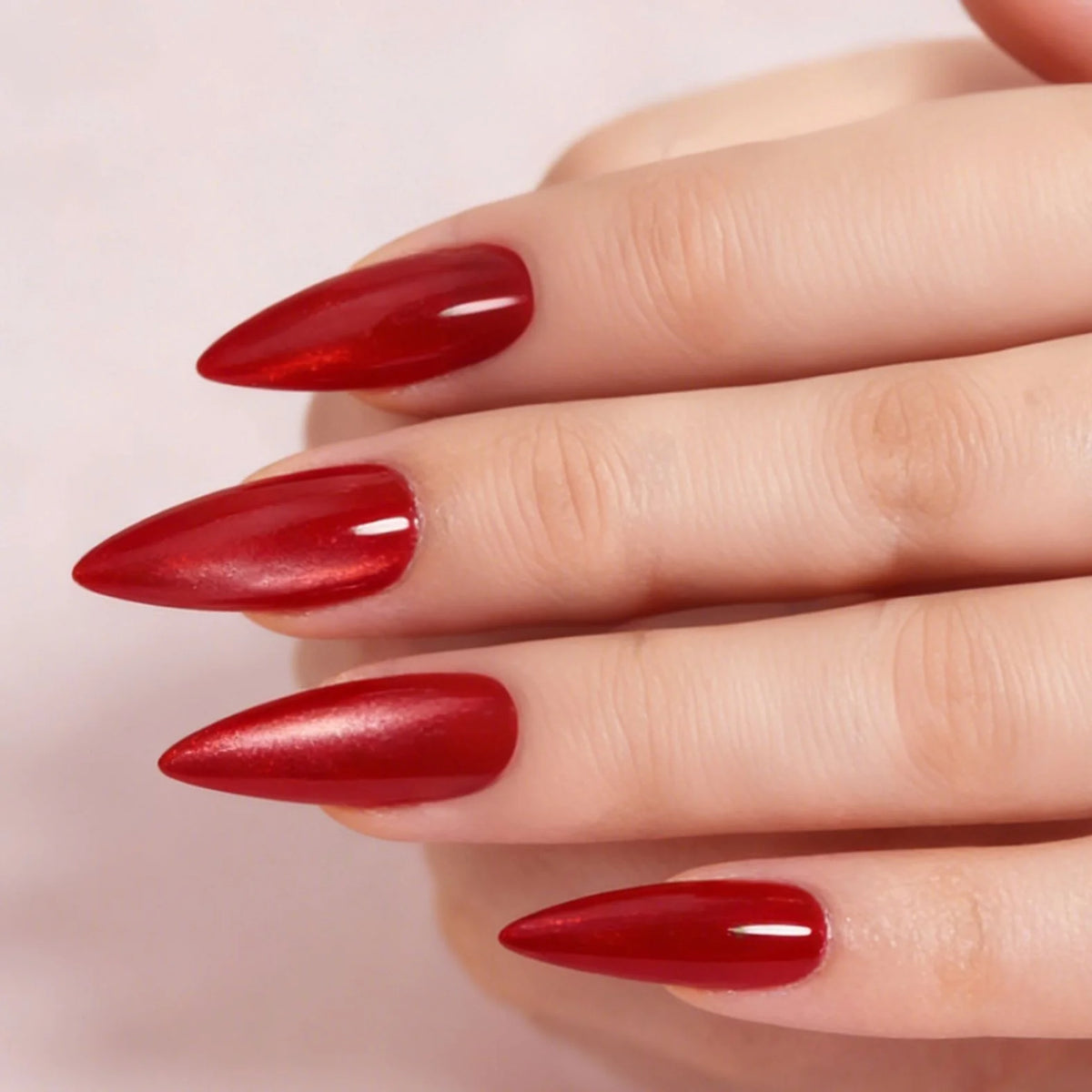 Press-On Nail Set Bow & Heart Designs Easy Apply