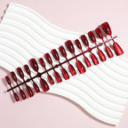 Press-On Nail Set Bow & Heart Designs Easy Apply