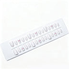 Press-On Nail Set Bow & Polka Dot Chip-Resistant