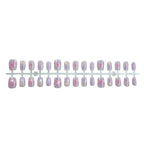Press-On Nail Set Celestial Designs Adhesive Tabs & Multiple Sizes