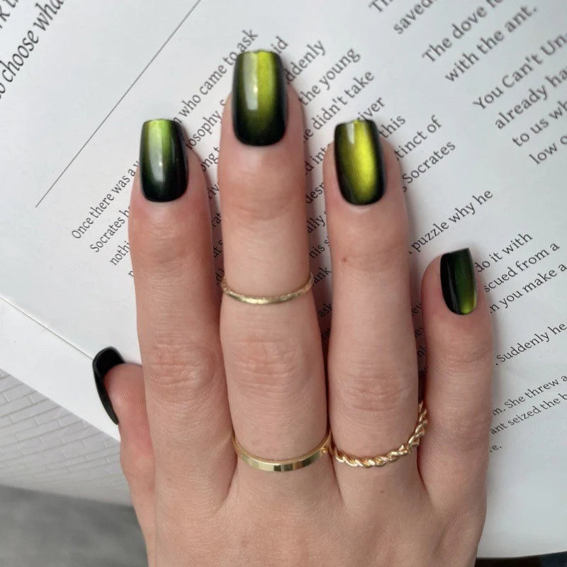 Press-On Nail Set Chameleon Ombre Non-Toxic