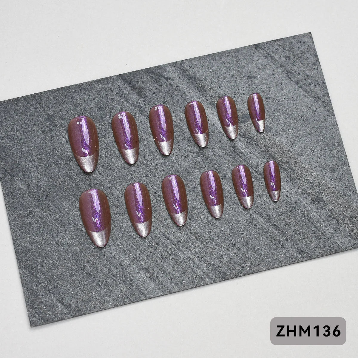 Press-On Nail Set Cherry Blossom 24-Piece Pre-Applied Adhesive