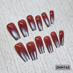 Press-On Nail Set Cherry Blossom 24-Piece Pre-Applied Adhesive