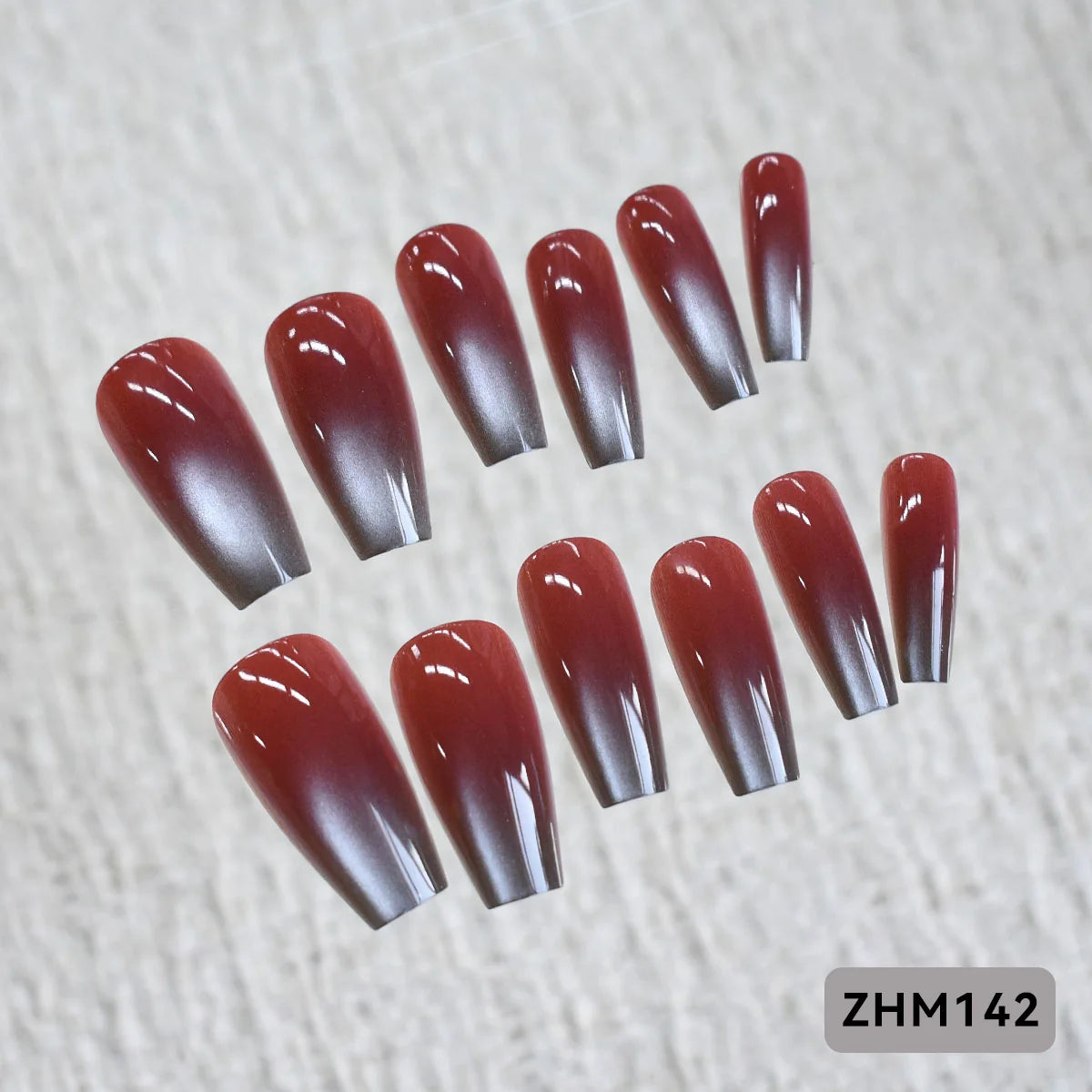 Press-On Nail Set Cherry Blossom 24-Piece Pre-Applied Adhesive
