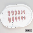 Press-On Nail Set Cherry Blossom 24-Piece Pre-Applied Adhesive