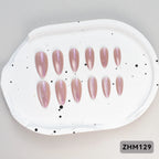 Press-On Nail Set Cherry Blossom 24-Piece Pre-Applied Adhesive