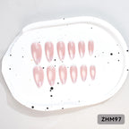 Press-On Nail Set Cherry Blossom 24-Piece Pre-Applied Adhesive