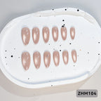 Press-On Nail Set Cherry Blossom 24-Piece Pre-Applied Adhesive