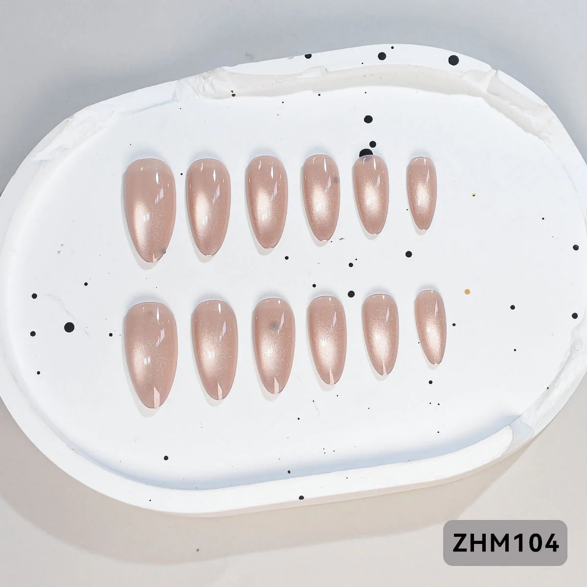 Press-On Nail Set Cherry Blossom 24-Piece Pre-Applied Adhesive