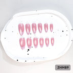 Press-On Nail Set Cherry Blossom 24-Piece Pre-Applied Adhesive