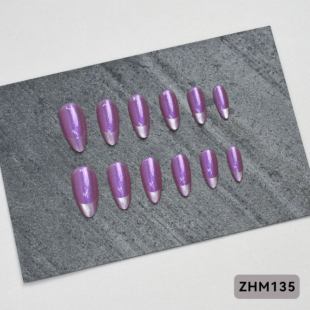 Press-On Nail Set Cherry Blossom 24-Piece Pre-Applied Adhesive