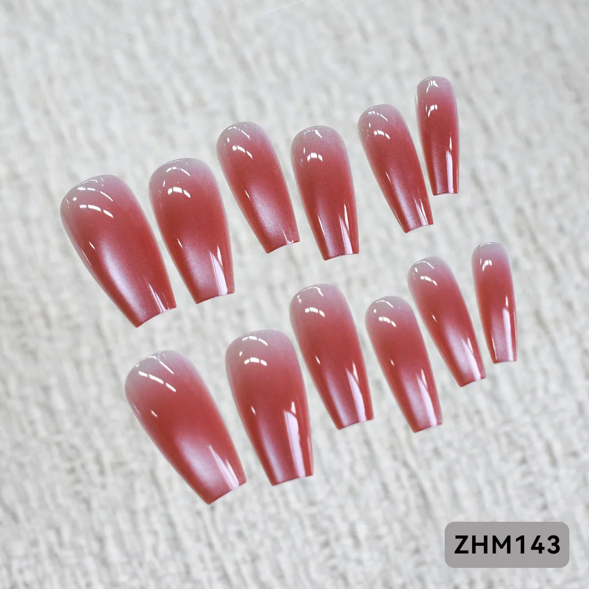 Press-On Nail Set Cherry Blossom 24-Piece Pre-Applied Adhesive