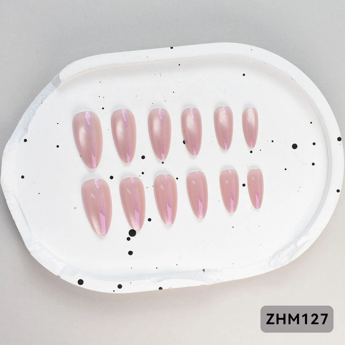 Press-On Nail Set Cherry Blossom 24-Piece Pre-Applied Adhesive