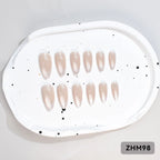 Press-On Nail Set Cherry Blossom 24-Piece Pre-Applied Adhesive