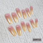 Press-On Nail Set Cherry Blossom 24-Piece Pre-Applied Adhesive