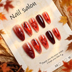Press-On Nail Set Cherry Blossom 24-Piece Pre-Applied Adhesive