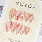 Press-On Nail Set Cherry Blossom 24-Piece Pre-Applied Adhesive