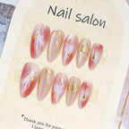 Press-On Nail Set Cherry Blossom 24-Piece Pre-Applied Adhesive