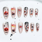 Press-On Nail Set Cherry Blossom 24-Piece Pre-Applied Adhesive