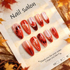 Press-On Nail Set Cherry Blossom 24-Piece Pre-Applied Adhesive
