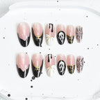 Press-On Nail Set Cherry Blossom 24-Piece Pre-Applied Adhesive