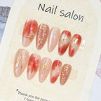 Press-On Nail Set Cherry Blossom 24-Piece Pre-Applied Adhesive