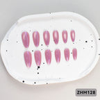 Press-On Nail Set Cherry Blossom 24-Piece Pre-Applied Adhesive