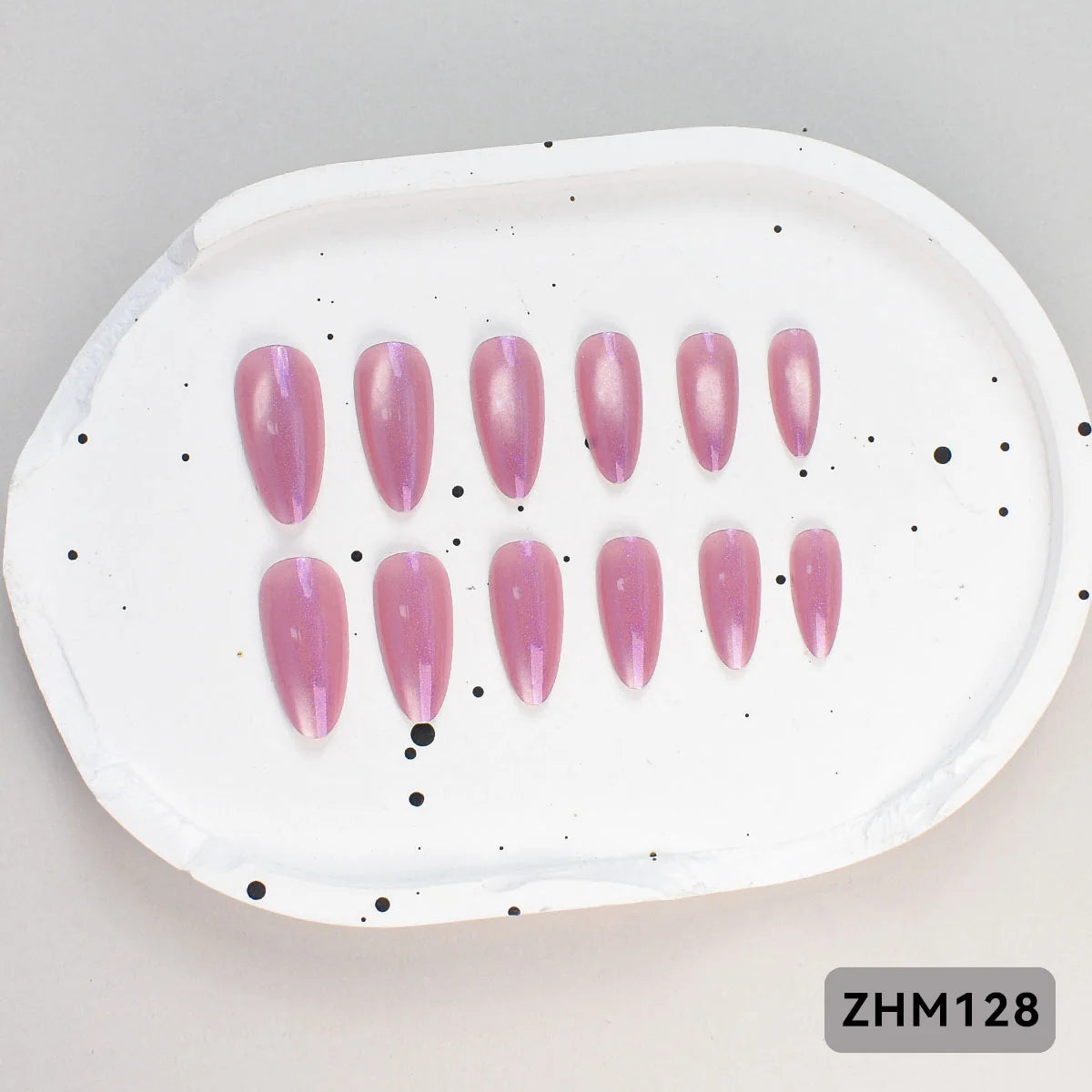 Press-On Nail Set Cherry Blossom 24-Piece Pre-Applied Adhesive