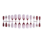 Press-On Nail Set Cherry Blossom Design Easy Application