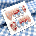 Press-On Nail Set Cherry Blossom Peel & Stick Salon-Quality