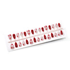 Press-On Nail Set Cherry Blossom Self-Adhesive & Reusable