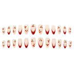 Press-On Nail Set Cherry Blossom Self-Adhesive & Reusable