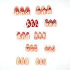 Press-On Nail Set Cherry & Strawberry Reusable Non-Toxic
