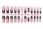 Press-On Nail Set Chocolate & Coffee Designs Long-Wear
