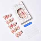 Press-On Nail Set Christmas Peel-And-Stick Glossy Finish