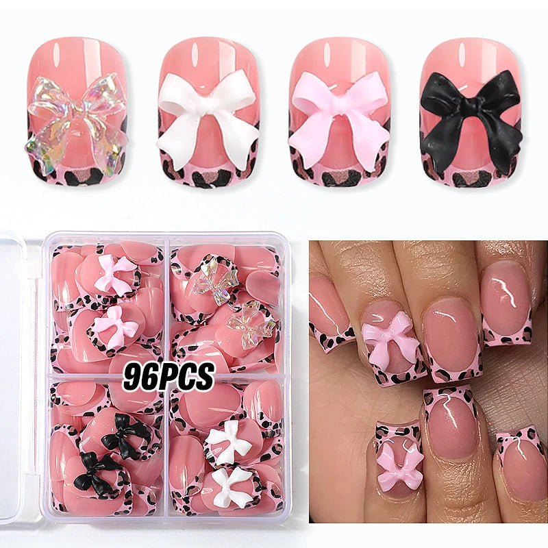 Press-On Nail Set Customizable Over 30 Designs
