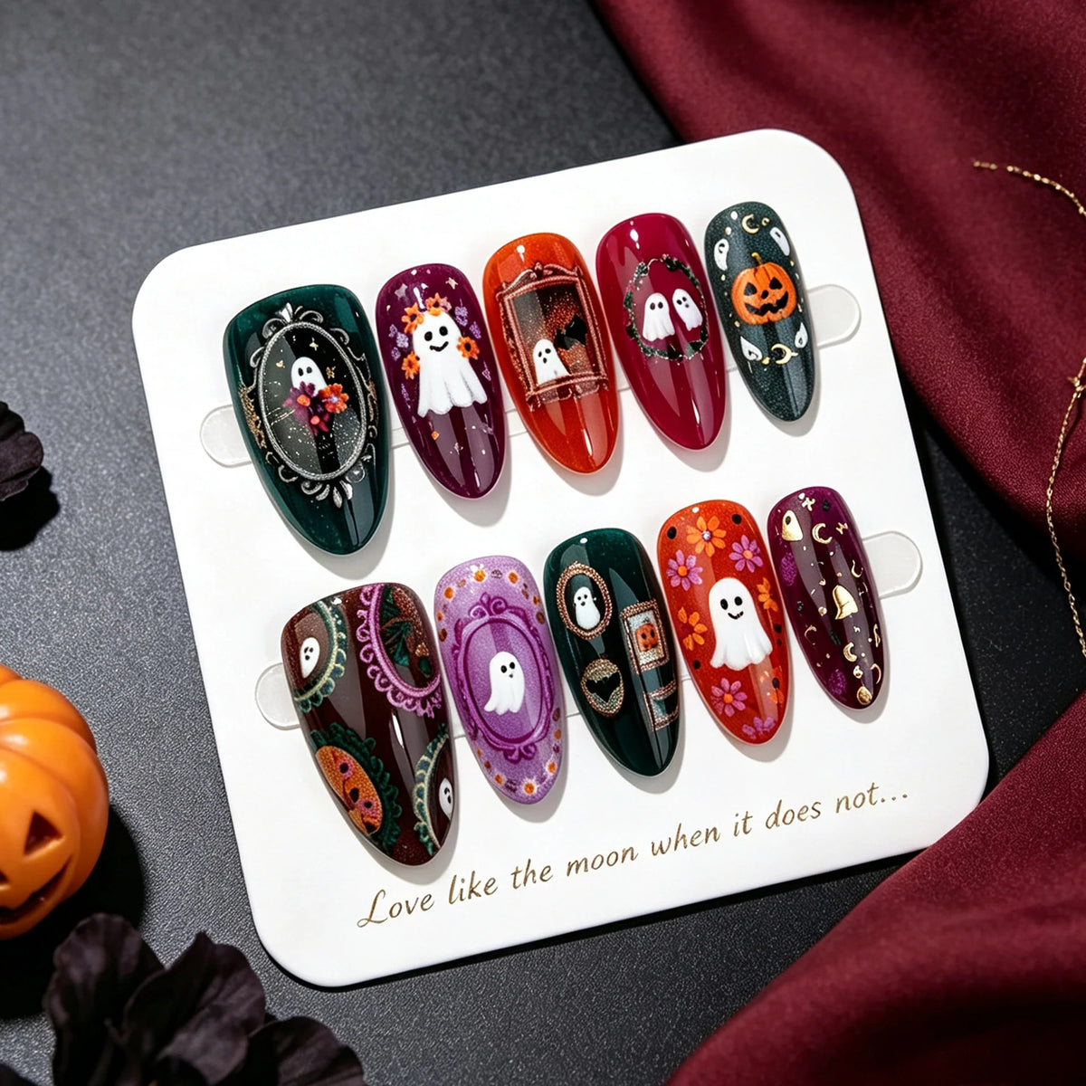 Press-On Nail Set Decorative Long-Lasting Removable