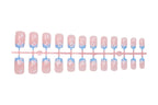 Press-On Nail Set Delicate Floral Easy Application & Removal