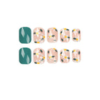 Press-On Nail Set Delicate Floral & Self-Adhesive