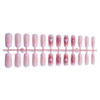 Press-On Nail Set Designer Bows & Sparkle